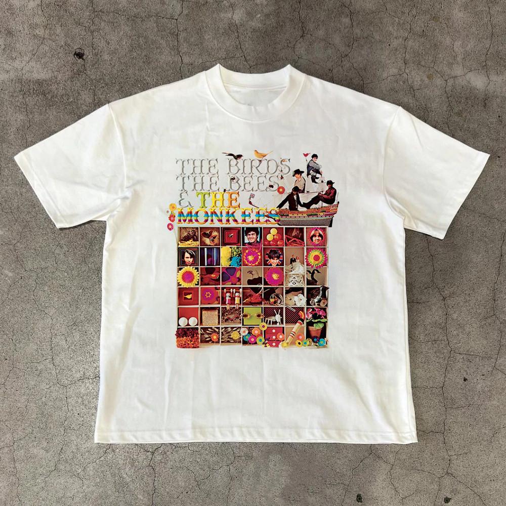 Vintage The Monkees The Birds The Bees T-shirt Size S to 5XL Unisex T-Shirt S