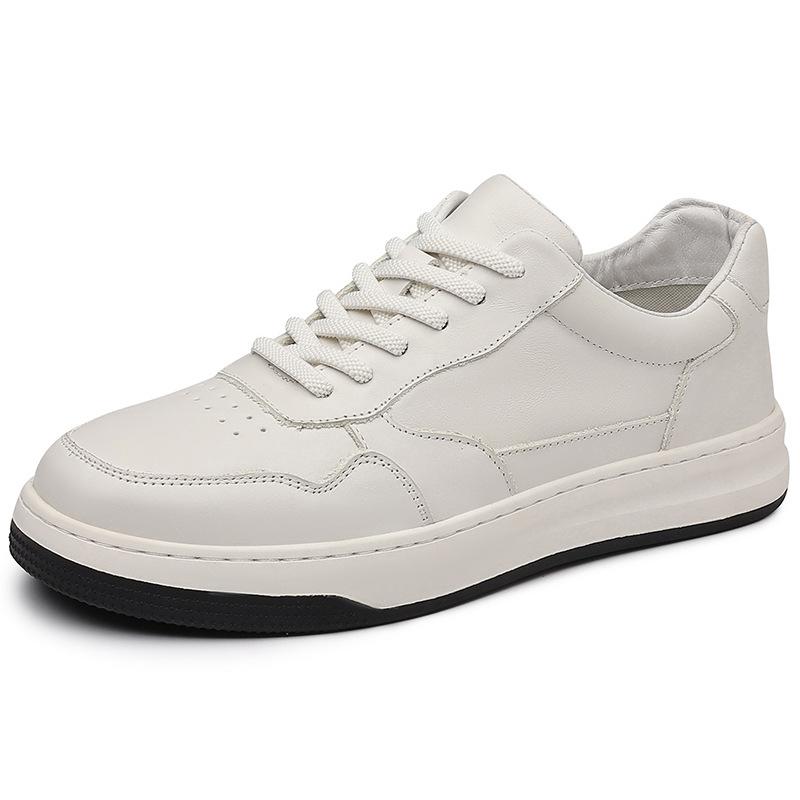 New Men's Casual Shoes Leather Breathable Men's Versatile Board Shoes Men's Shoes Shoes