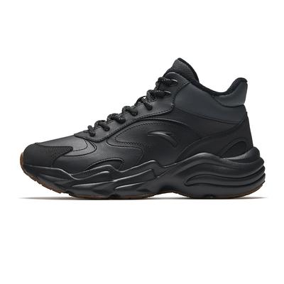 Walker Slip Resistant, Abrasion Resistant, Thermal High Top Chunky Sneakers Women's Black Gray 922548923-4