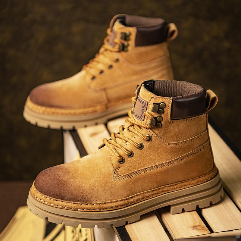 Autumn Winter Men Boots Waterproof Outdoor Ankle Boots For Men Tooling Boots