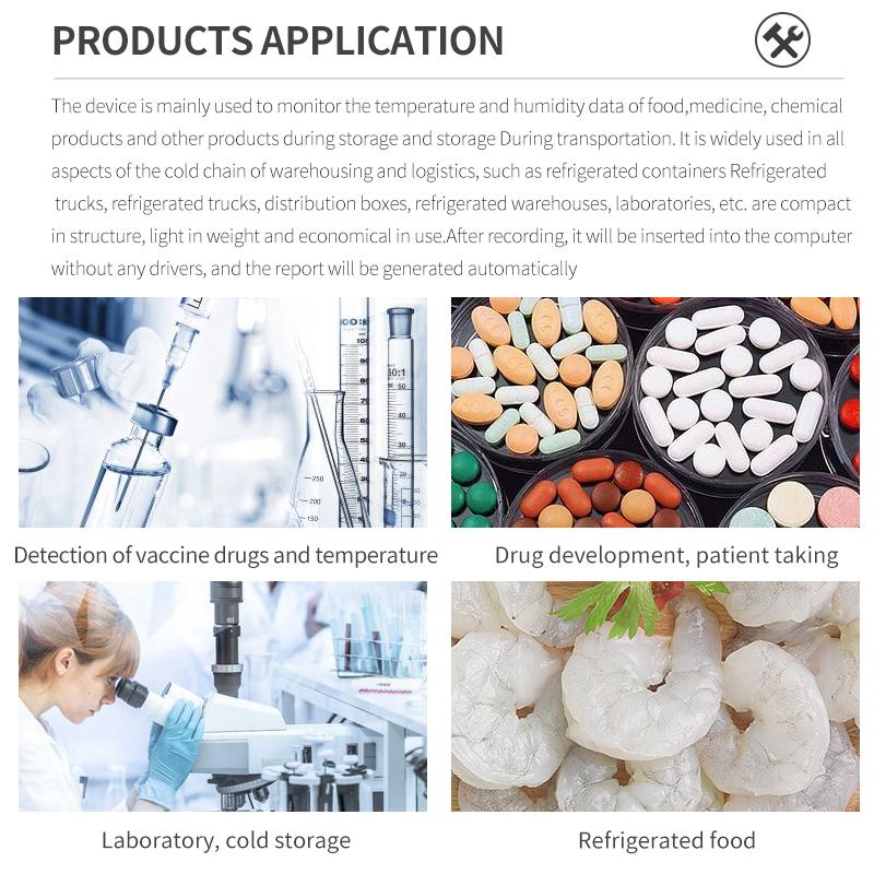 TempU 03 USB Thermometer Hygrometer logger  Reusable With 32000 Points Recorder Capacity RH TEMP Data Logger Recording Meter