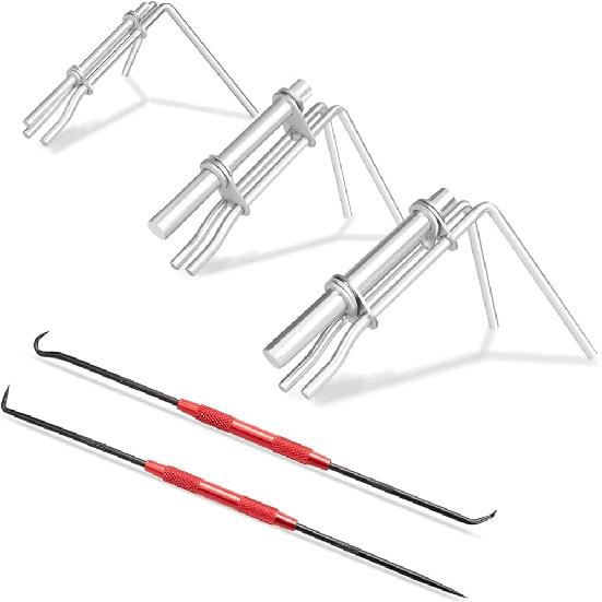 3 Pcs/Set Hydraulic Cylinder Piston Rod Seal Up U-Cup Installation Tool Auto Accessories Bucket Internial O-Rings Rebuild Installtion Tools Kit