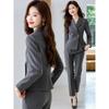 Women's Professional Suit Set: Spring/Autumn Blazer for Elegant Workplace & Interviews