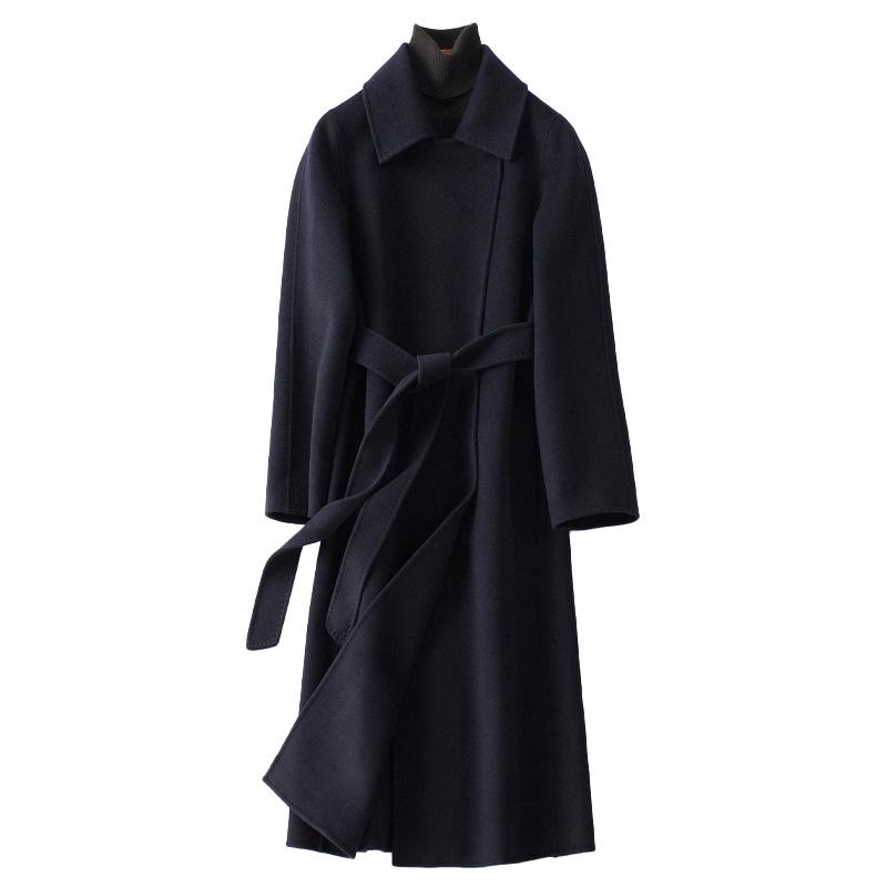 Double-Faced 100% Cashmere Women's Overcoat