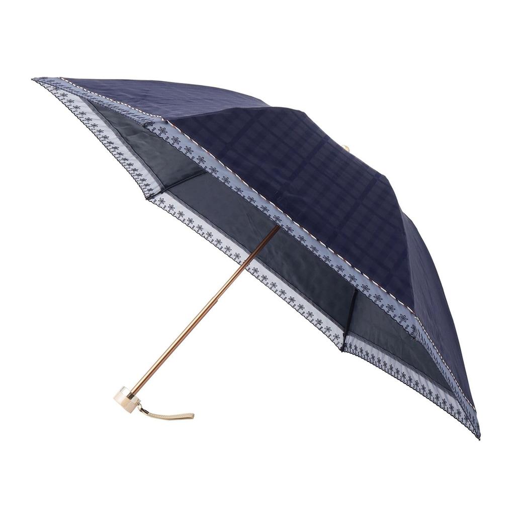 Moonbat Folding Parasol for Made in Perfect for Rain or Premium Light Heat and UV Organza Blue "Dachshund" Women, Japan, Commuting, Shine, Blocking,