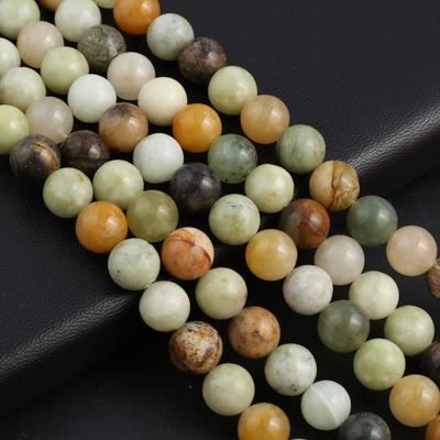 Amazonite Isoaltion Bead Natural Stone Rainbow Amazonite Round Beads For Jewelry Making DIY Necklace Earrings Bracelet Accessory