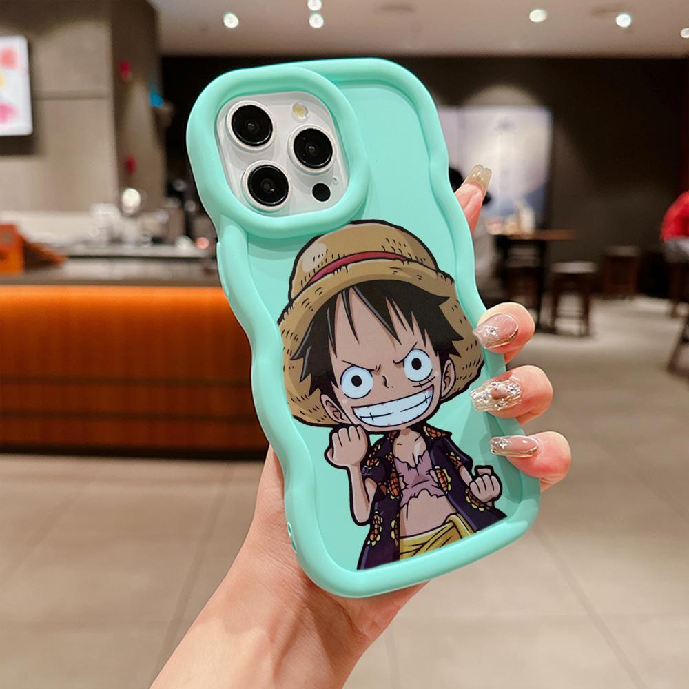 LZ28 One Piece Luffy Gear 5 Silicone Phone Cases for Samsung A15 A16 S23 FE S24 Ultra A34 A54 A14 A55 Motorola G32 E14 OnePlus Soft Cover