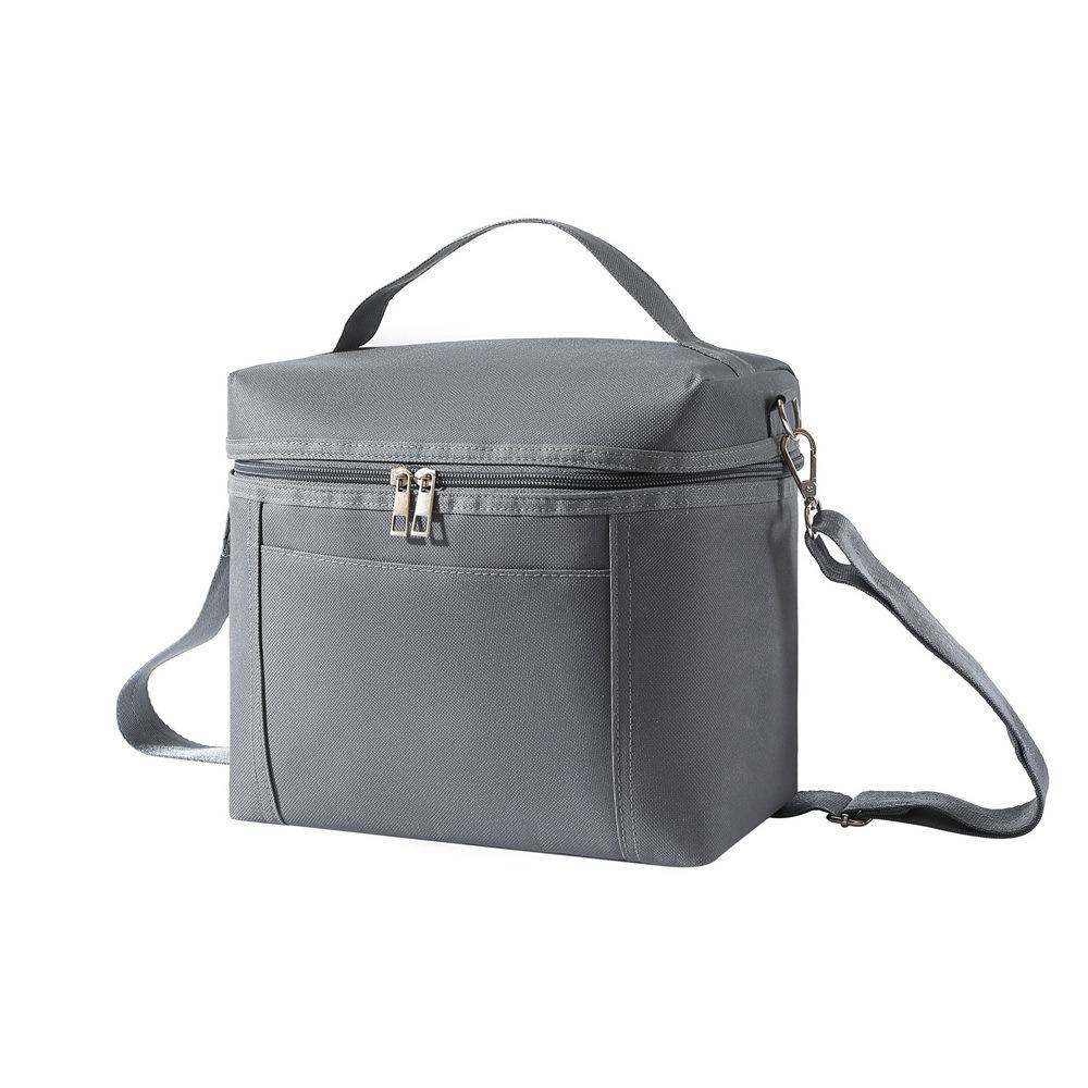 Large Capacity Insulated Lunch Bag Adjustable Shoulder Strap Food Tote Bag Picnic Bag  Lunch