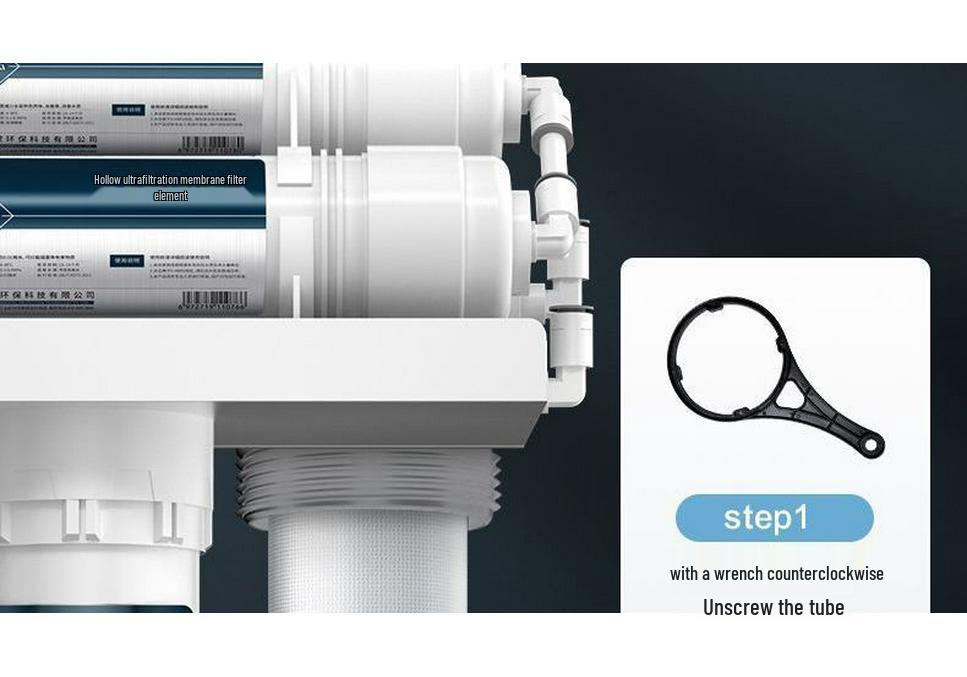 Universal Ultrafiltration Tap Water Purifier & Pre-Filter for Direct Drinking