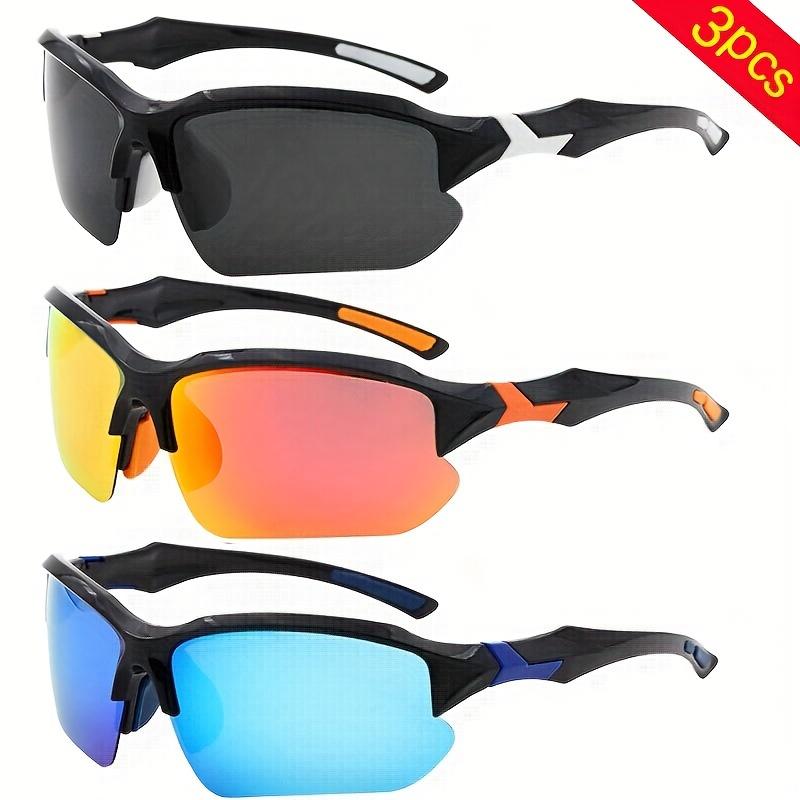 3PCS Fishing Sunglasses Goggles Men's Driving Shades Male Sun Glasses Hiking Fishing Classic Sun UV400 Eyewear