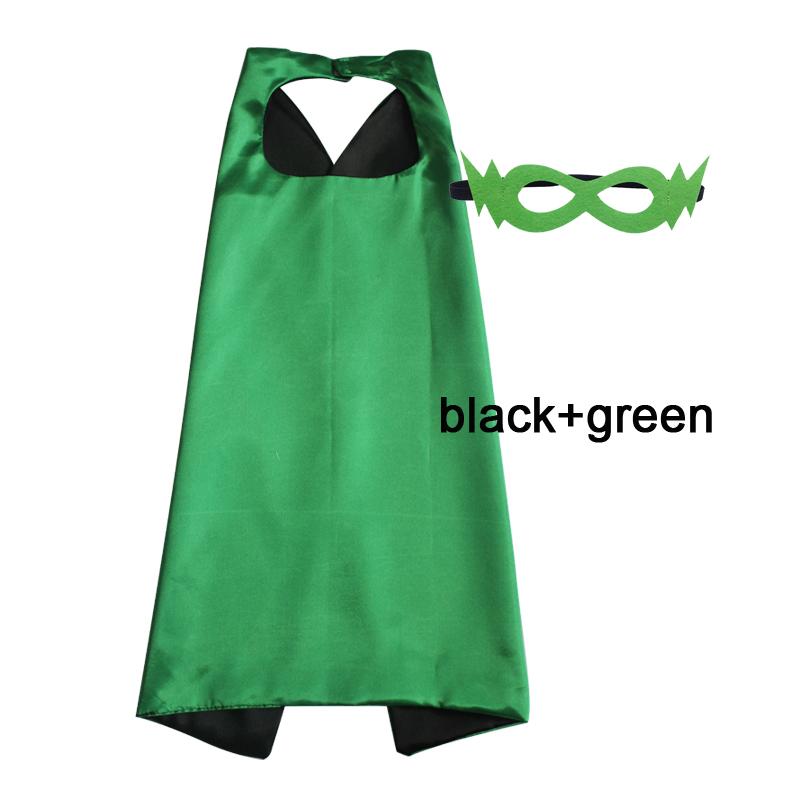 Kids Superhero Capes Plain Satin Solid Capes Boys Girls Birthday Party Favor Anime Cosplay