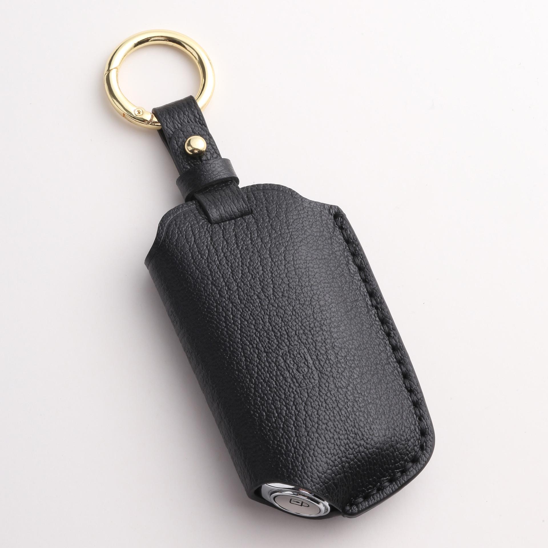 

Индивидуализированный корейский чехол для ключа автомобиля для Kia Sorento, брелок для ключей ручной работы чёрный