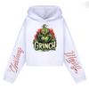 Kids' Casual Fashion Christmas Printed Long Sleeve Hooded Sweatshirt (No Drawstring)