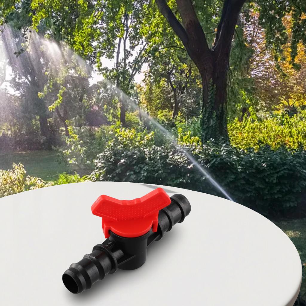 1pc Shut-off Valve Ball Valve Connector PE Pipe PN4 Drip Hose 16/20/25 Mm Drip Hose For Drip Irrigation Aquarium Garden