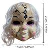 1Pcs Scary Ghost Mask Costume Props Chucky Ghost Doll Mask Halloween Full Face Helmet Masquerade Scary Cosplay Party Headwear