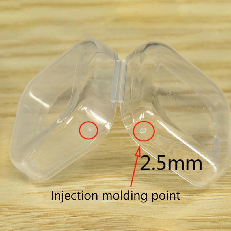 

10 шт. Мини-пластиковый контейнер для хранения Прозрачный кейс для хранения ювелирных изделий Коробки для серег и колец Контейнер для хранения мелких предметов