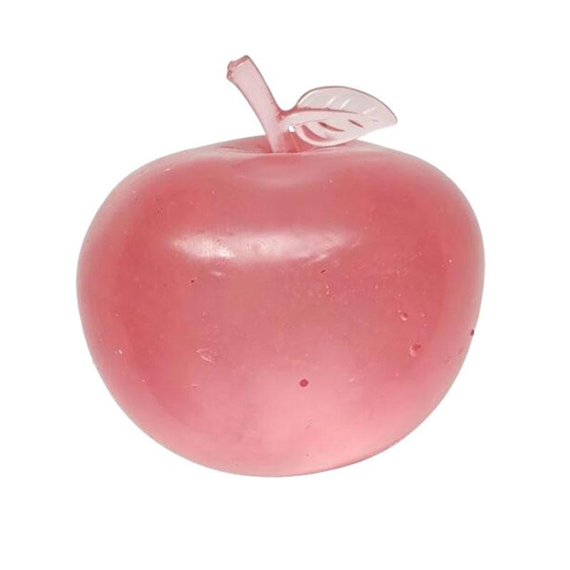 

Apple Squeeze Toy Stress Relief Ball Squishy Maltose Sensory Fidget Toy Translucent Slow Rebound Cute Desk Decor For Adults Kids Anxiety Relief 1pc
