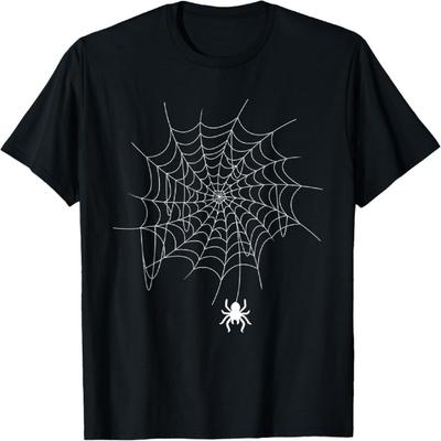 Lustiges Spinnennetz Faules DIY Halloween Kostüm Herren Damen Kinder T-Shirt