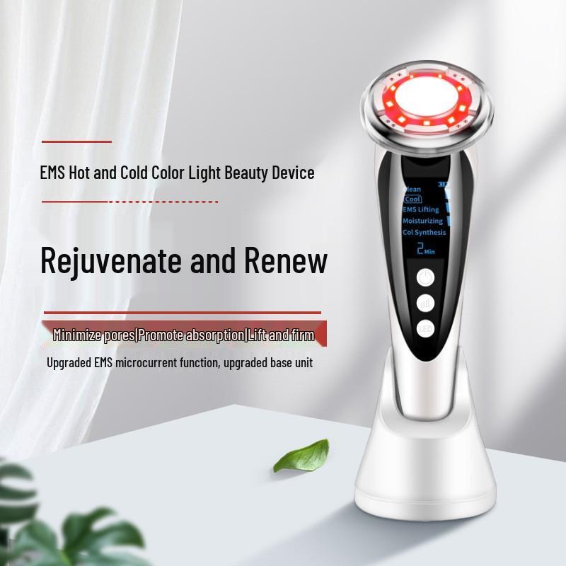 EMS Microcurrent Face Lifting & Firming Photon Rejuvenation Hot & Cold Beauty Device