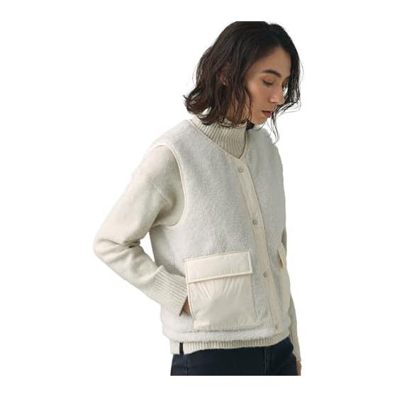AIGLE Down Vest [Official] Dupont Sorona Filling Water Repellent Reversible Insulation Quilted Boa Vest Women s
