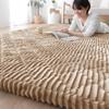 Tansu No Gen Rug Tatami 130 X 190cm Extra Thick 50mm Washable Flannel Quilt Rug Mat Thick Washable Rug Carpet 1.5 Non-Slip 61300077(91075)