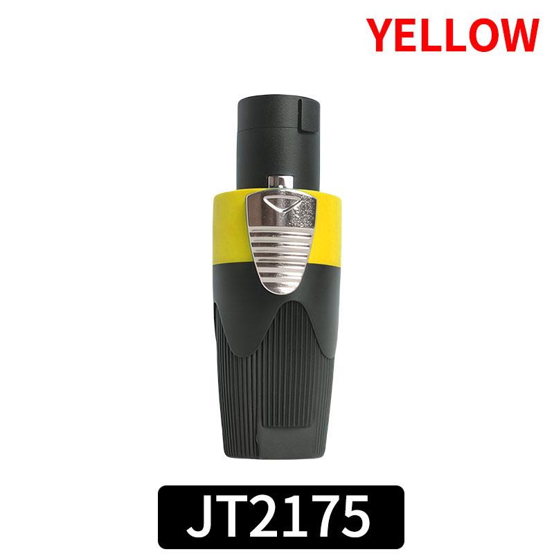 

4/10/20pcs 4-Pin Neutrik Style Speaker Connectors - Twist Lock Plug for Amplifier Cable PA System 4 PCS жовтий