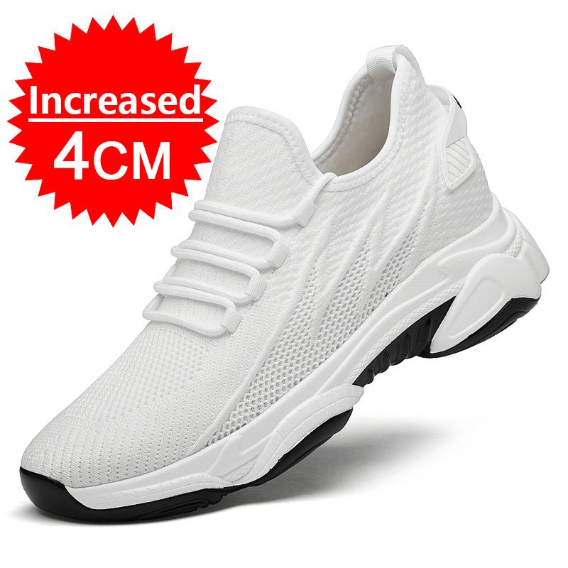 Scarpe da ginnastica da uomo Scarpe con rialzo Scarpe per aumentare l'altezza da uomo Casual Soletta 10 cm 8 cm 6 cm Tacchi opzionali Mocassini Uomo più alto Sport
