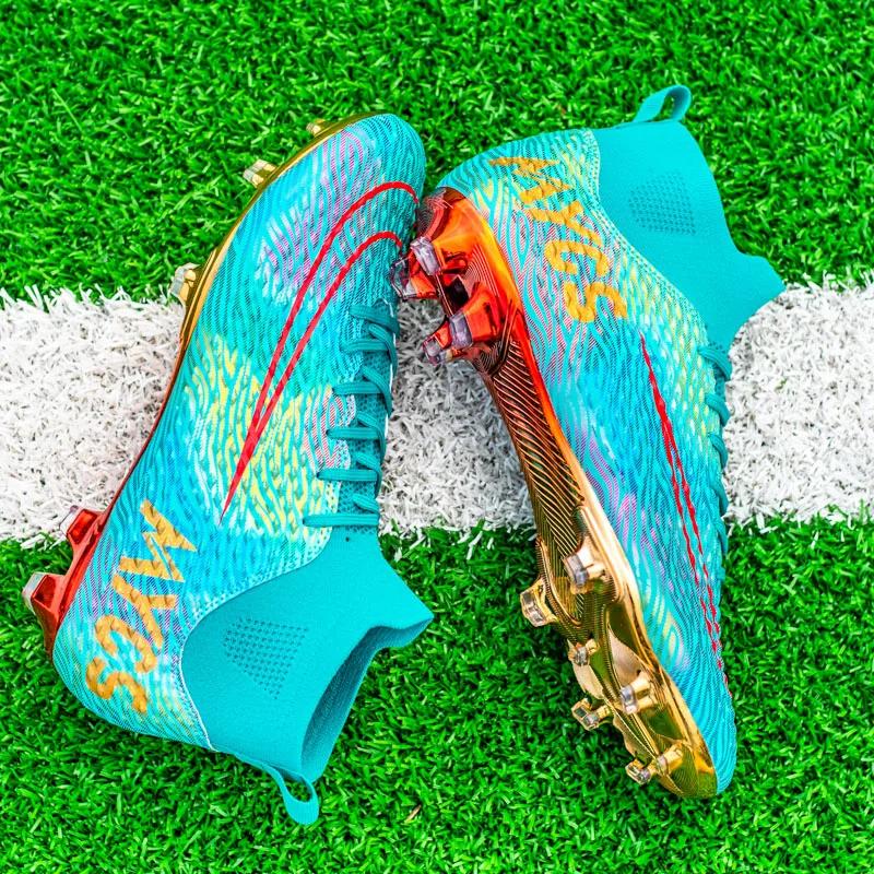 Men Football Shoes Society Football Boots Top-Level High Quality Ultralight Students Training Cleats Field Boy Football Boots
