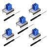 5Pcs TMC2209 V3.0 Stepper Motor Driver for 3D Printer with heatsink Microsteps Current 2.8A Peak for Reprap Ramps1.4