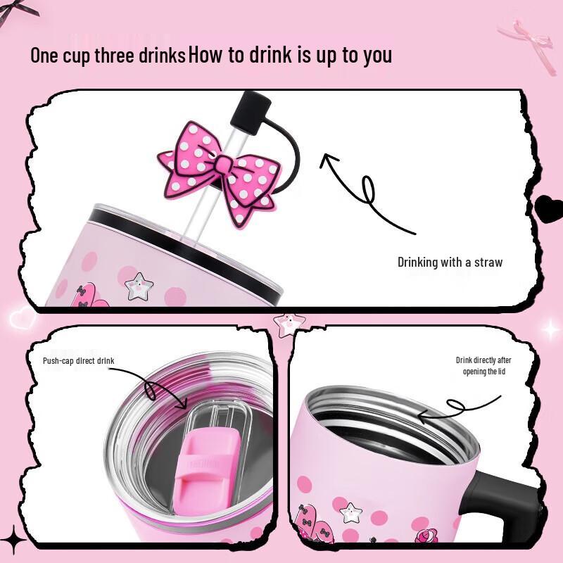 Thermos Kuromi My Melody Large Capacity Insulated Water Bottle