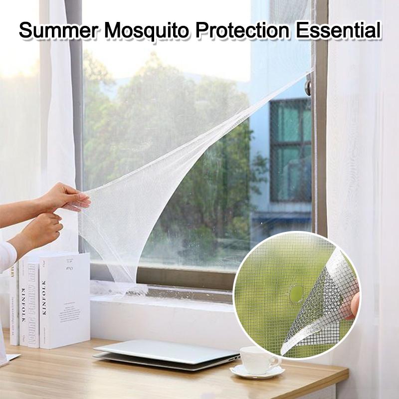Anti-Mosquito Window Curtains Self-adhesive Mosquito Screen Window DIY Cutting Window Screen Patch Accessories