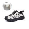 Leather Casual Shoes Women's 2025 Summer New Breathable Platform White Shoes Women's Fashion Versatile Sports Ugly Cute Women's Shoes