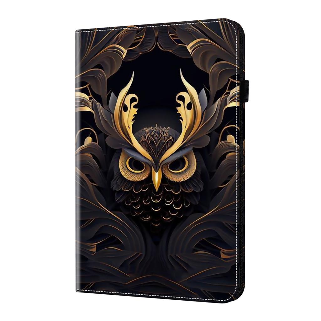 Suitable for Samsung Tab A9plus tablet leather case S9FE cartoon painted flower card holder A7 lite