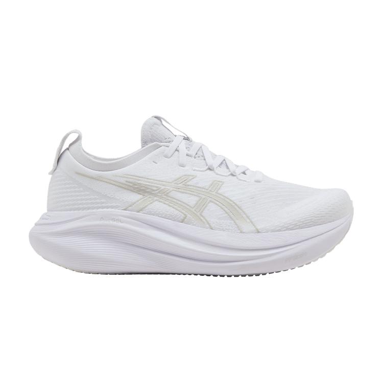 ASICS Gel-Nimbus 27 White Glacier Grey (Women s) 37.5