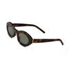 Saint Laurent Butterfly Sunglasses With Patterned Temples Unisex Sunglasses Tortoise 780255Y99562301