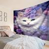 Crystal Cats Fantasy Tapestry Room Decoration Wall Hanging for Living Room Bedroom, dormitory, Birthday and Christmas gifts