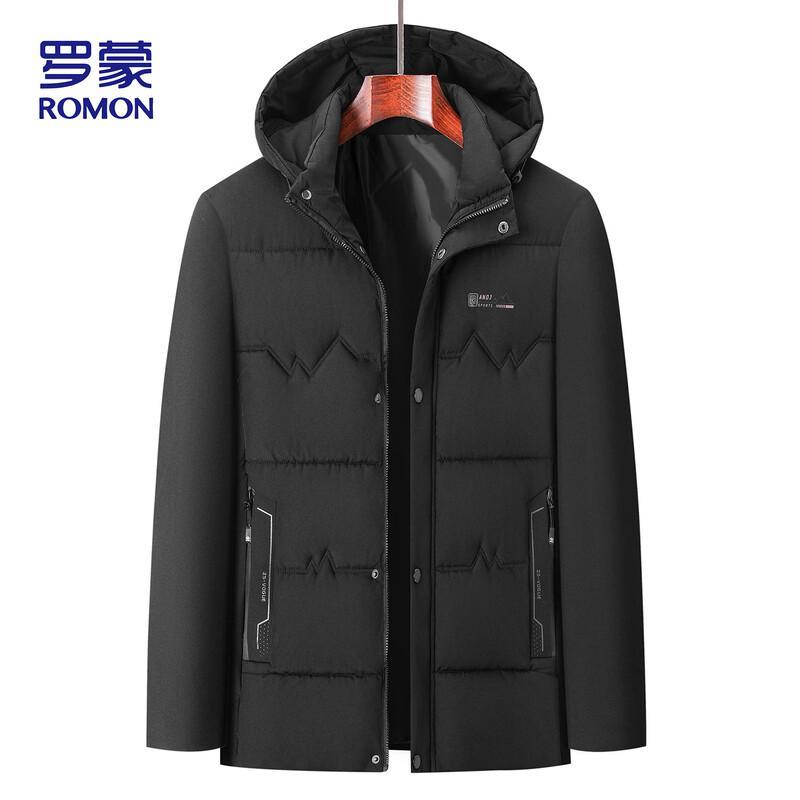 ROMON Men's Business Casual Padded Winter Jacket