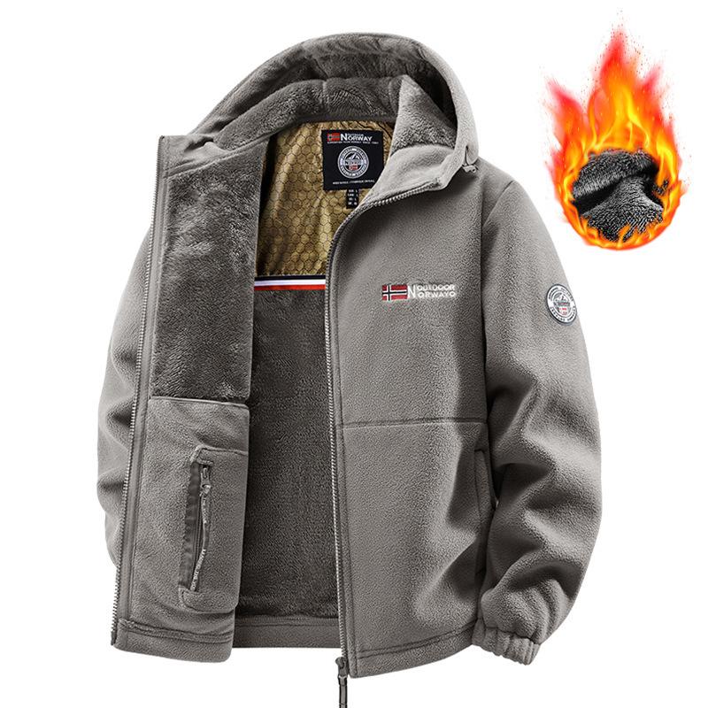 Men's Autumn and Winter Outdoor Hooded Jacket, Suitable for Daily Wear At Home, for Travel, Parties, Commuting, Outdoor Fashion Versatile