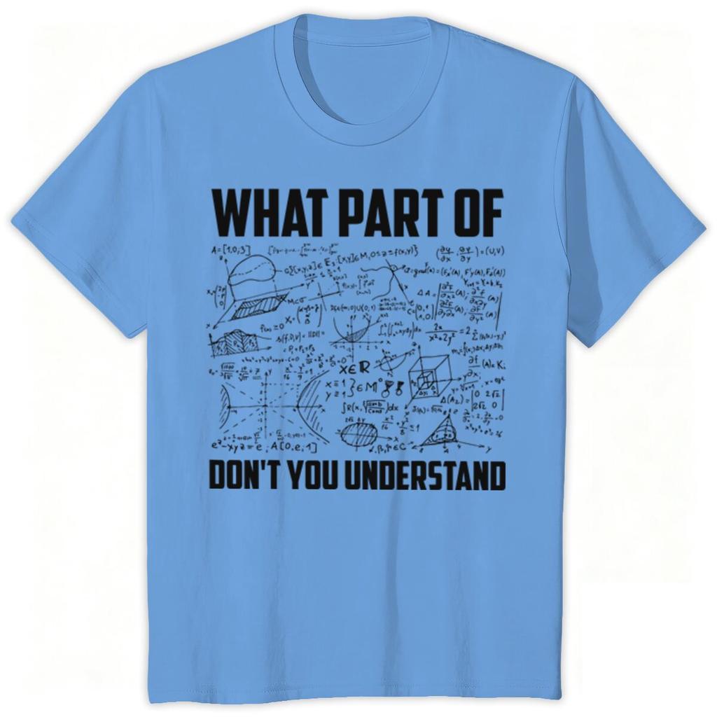 Funny Math Physics Short Sleeve Tshirt Crew Neck Fashion Clothes Science Teacher Print Graphic Tee Math Teacher Gifts Tshirt
