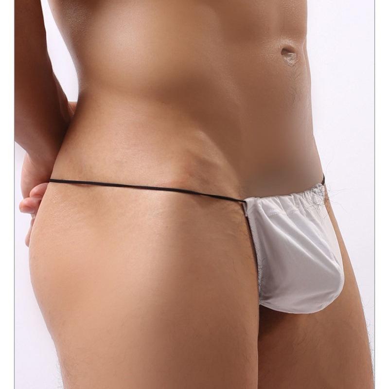 U-Convex Cotton Men's Low-Rise Single-Button Thong - Stylish Choice for Men