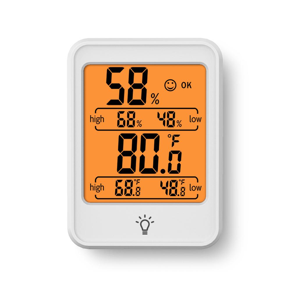 MC41 LCD Digital Thermo-Hygrometer Indoor Thermometer Hygrometer Temperature and Humidity Monitor Home Weather Station