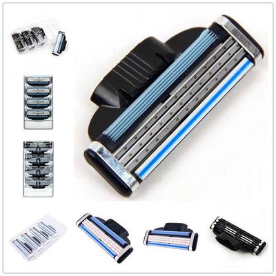 4pcs Practical Blades Replacement For MACHE 3 Razor Shaver Trimmer Refills Cartridges