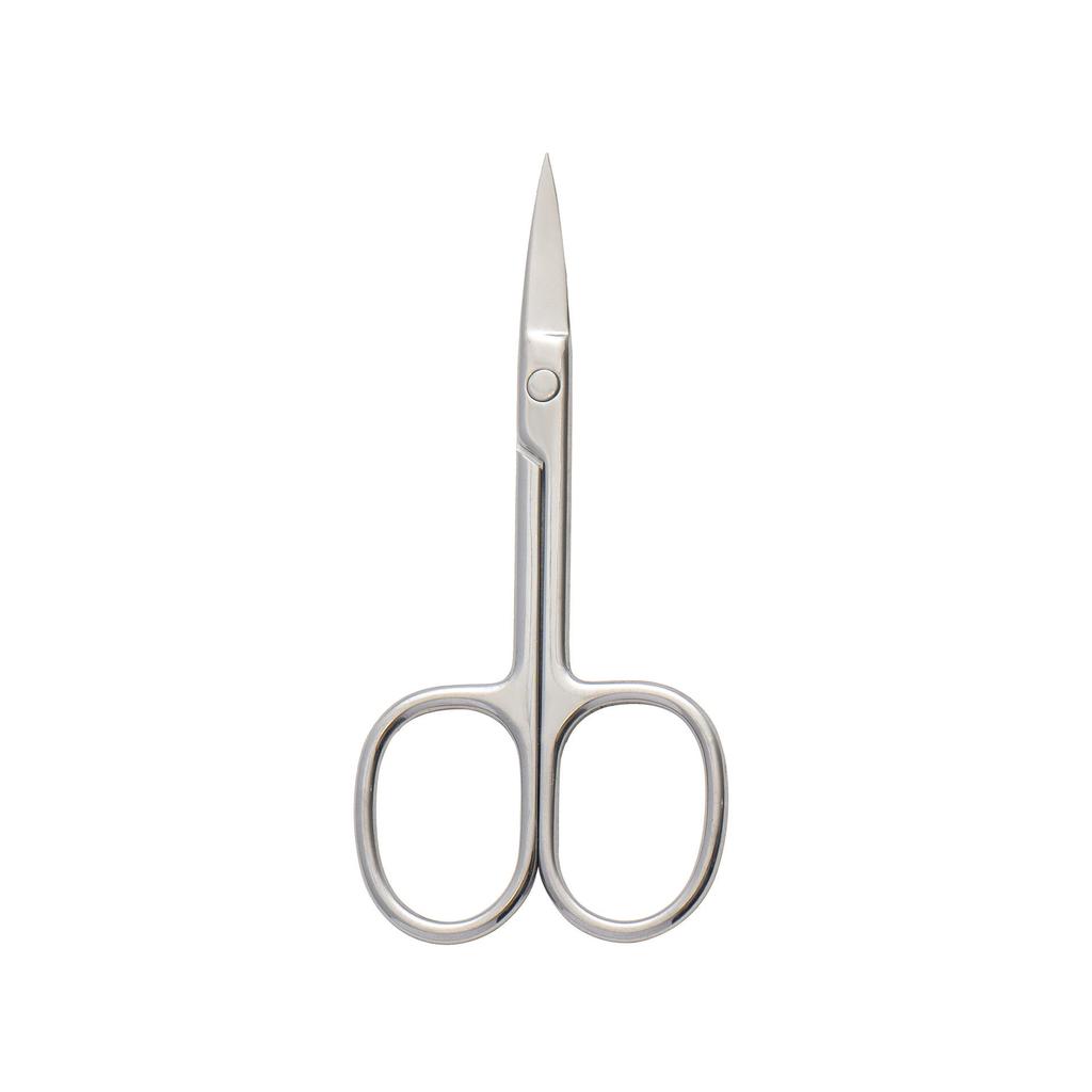 Stainless Steel Dual-Tip Trimmer Scissors for Eyebrows, Eyelashes, and Nose Hair