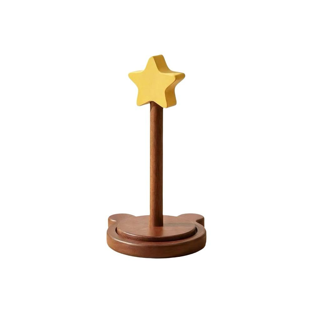 Multipurpose Rotatable Star Top Tissue Rack Stable Anti-Skid Vertical Tissue Stand Space Saving Yarn Holder Restaurant