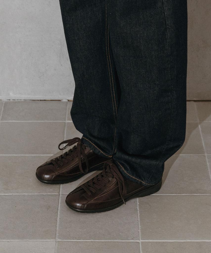 Glen-Waverley 03150 Amos Derby Sneakers (Leather Brown)
