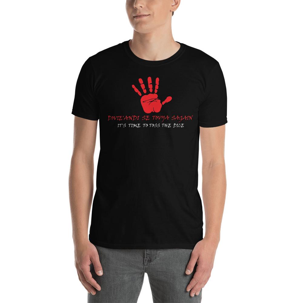 

Wheel of Time, Band of the Red Hand, Roll the Dice, Printed T-Shirt Tops Tee S