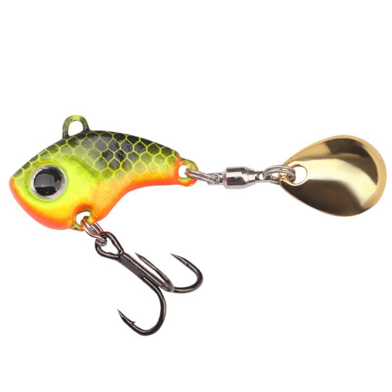 Fast Rotating Cyclone VIB Metal Spinner Lure for Sea and Freshwater Fishing