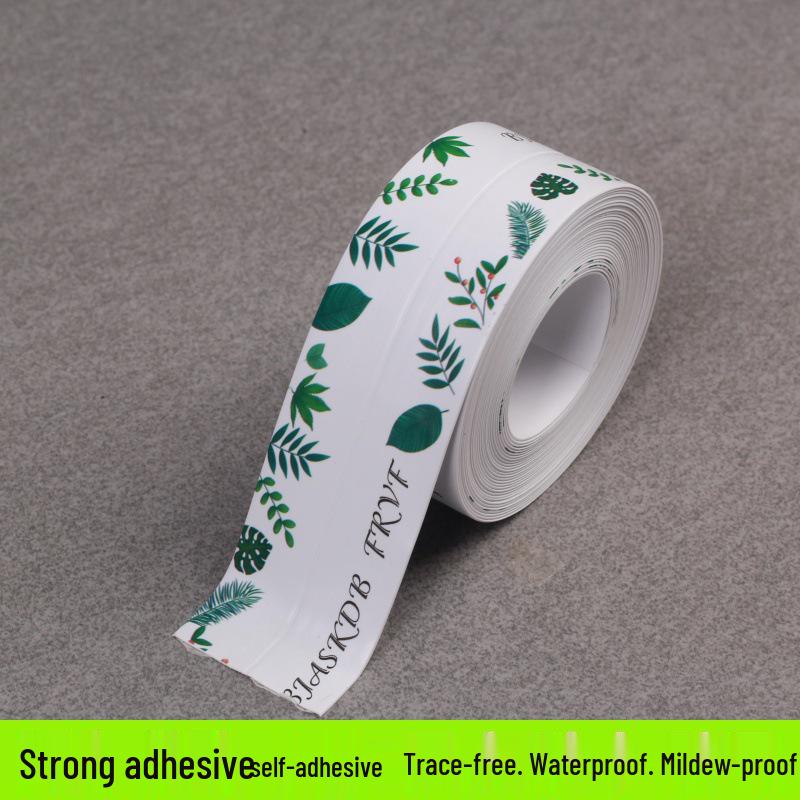 Waterproof Anti-Mold Stickers: Bathroom, Kitchen, Sink, Stovetop, and Toilet Self-Adhesive Grout and Oil-Proof Tape.