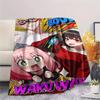 Spy Family Anime Heart Pose Blanket Blanket Sofa Blanket Machine Washable Air Conditioning Blanket Bedroom
