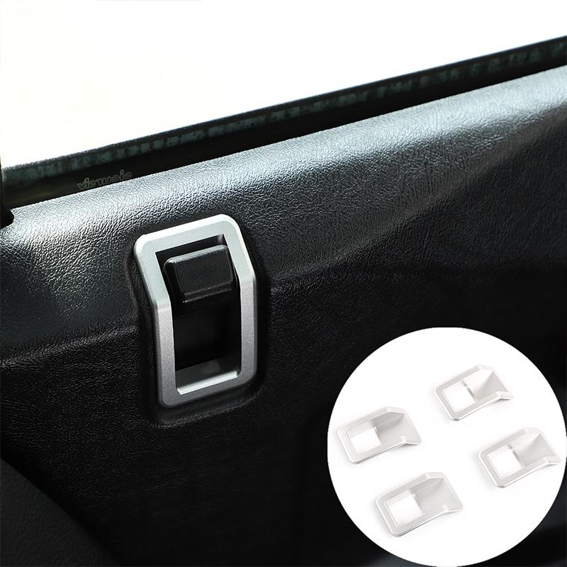 For 04-19 Land Rover Defender 90 110 130Car Internal Door Latch Outside Frame Handle Decoration Cover Defender Auto Accessories
